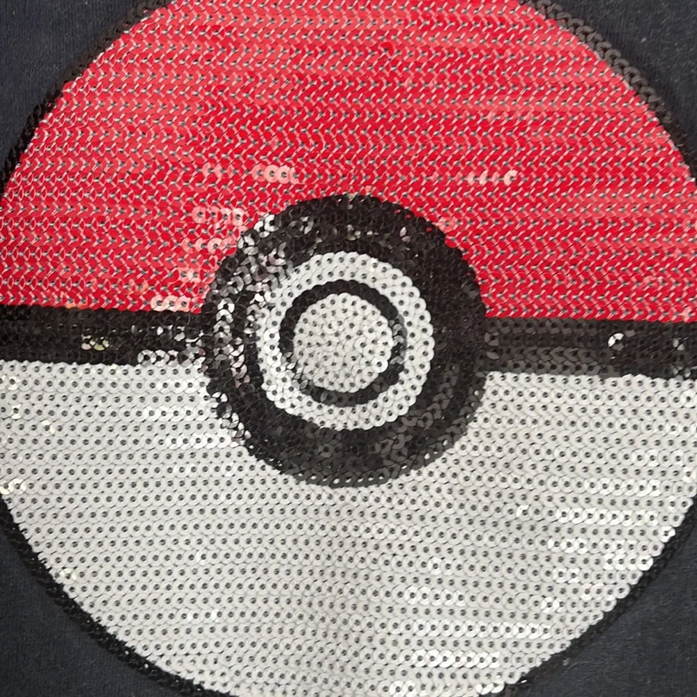 H&M Pokémon Sequin Ball Crew Neck Sweatshirt